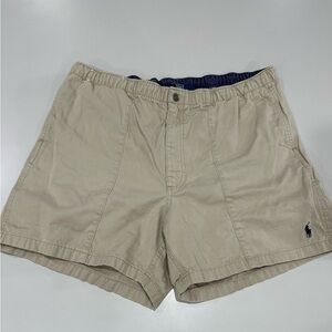 Ralph Lauren Beige Flat Front Shorts Size M